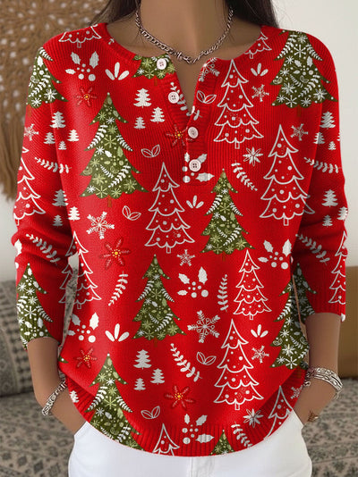 Nocchi – Weihnachts Pullover Mit Knöpfen